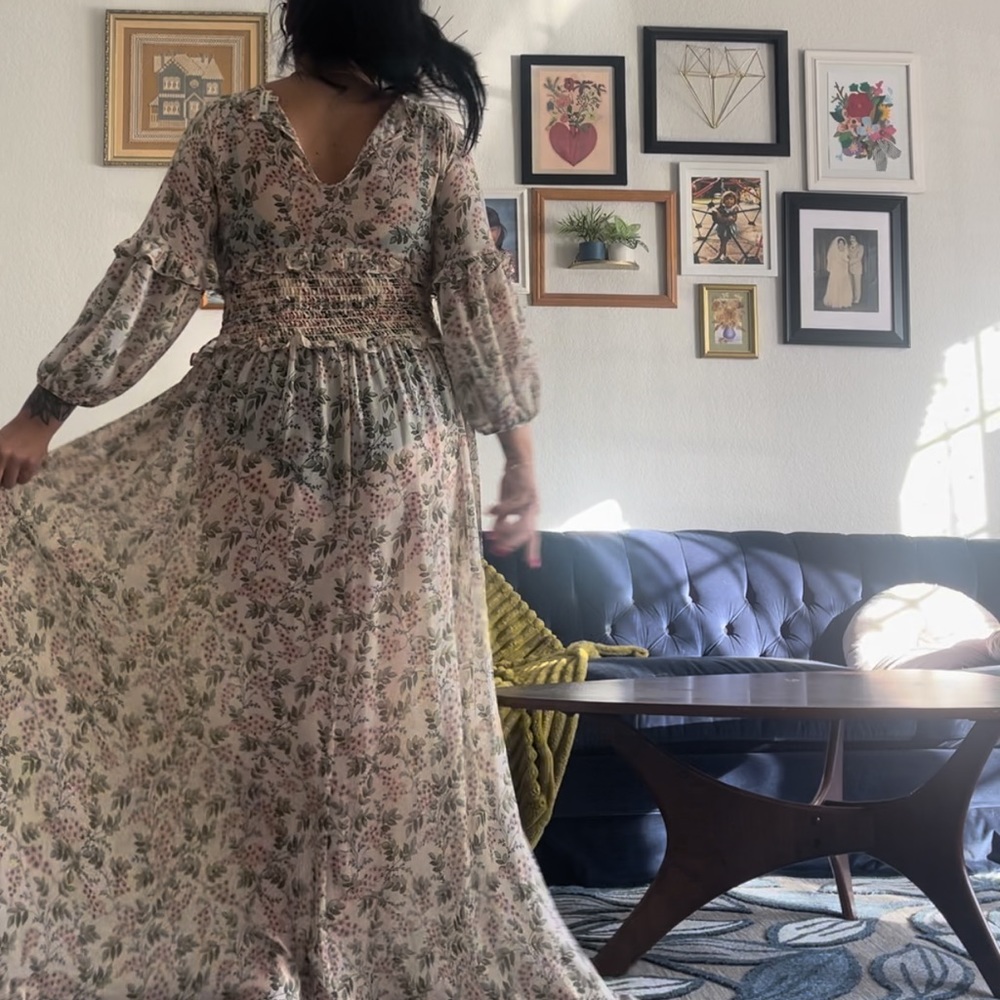 Beautiful See-through Dress - Picture 3 of 3